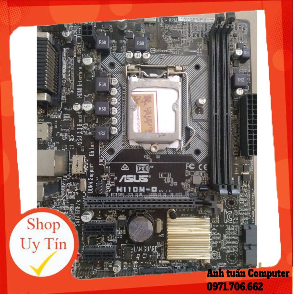 Main Asus H110M-D M-K (Chipset Intel H110/ Socket LGA1151/ VGA onboard)