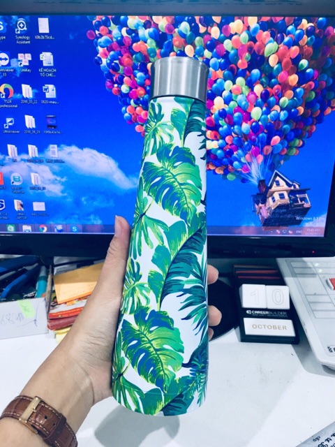 Bình mẫu mới Supreme hoa văn 500ml