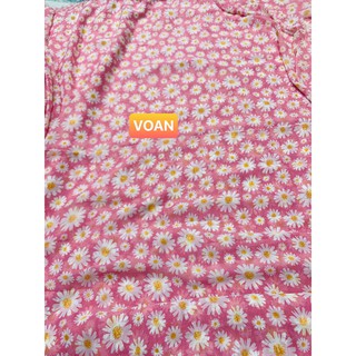 VẢI VOAN  HOA NHÍ - DÒNG VẢI THÔNG DỤNG - 1 MÉT X 1M5