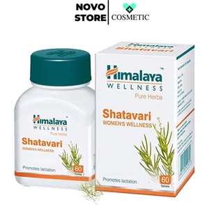 Shatavari Women's Wellness Himalaya hộp 60v Date 11/2025 thảo dược cân bằng điều hào nội tiết tố nữ
