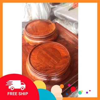 Mỹ Nghệ Bắc Ninh  Chân đế để bát nhang gỗ hương ,đường kính 12 cm -shop đồ gỗ Nhân Ái