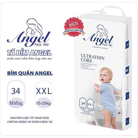 Bỉm quần/dán angel đủ size S66, M60, L56, XL52, M40, L38, XL36, XXL34