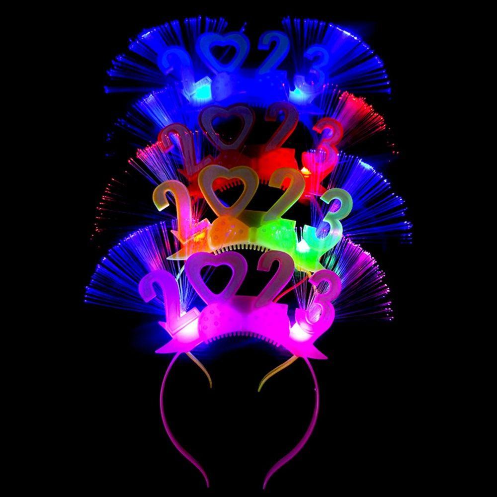 Băng Đô Cài Tóc Hình Vương Miện Mừng Năm Mới 2023 Bằng Nhựa Lấp Lánh Cho Nữ