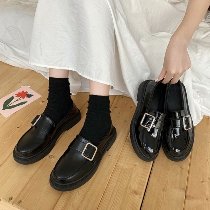 Giày Da Nữ Thời Trang Phong Cách Vintage | BigBuy360 - bigbuy360.vn