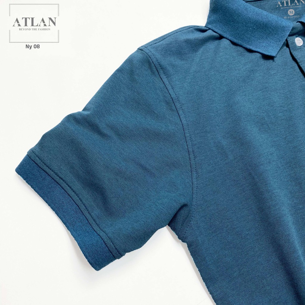 Thời Trang Nam 💖 𝘍𝘳𝘦𝘦𝘴𝘩𝘪𝘱 💖 Áo Polo Nam Cotton Xanh Coban Đốm Đen - NY8 | BigBuy360 - bigbuy360.vn