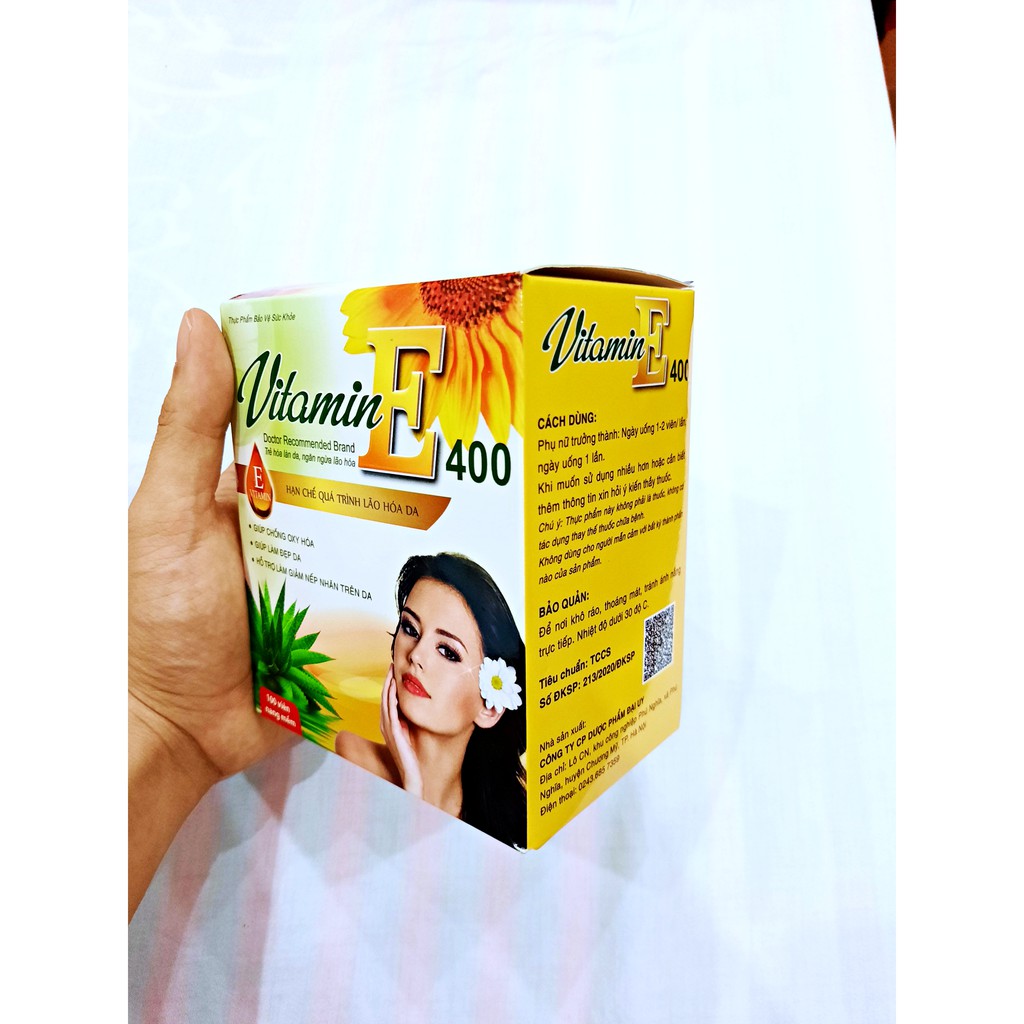 Vitamin E Đại Uy (Hộp 100 Viên) | Thế Giới Skin Care