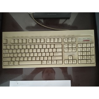 Vật trang trí: Combo Chuột bi máy tính cổ ComPaq 141189-201 và bàn phím cổ 235212-102 cổng PS2 của những năm 90 thế kỷ 2