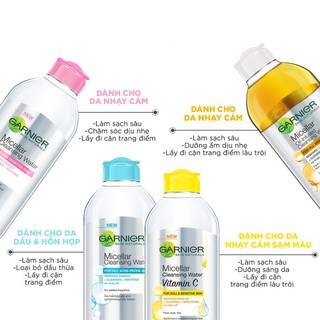 Nước Tẩy Trang Garnier SkinActive 400ml