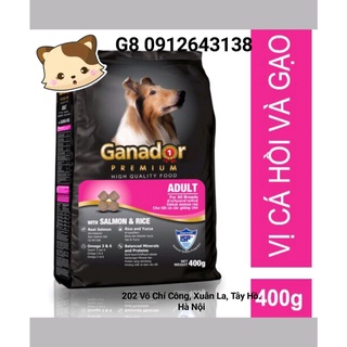 400g Ganador adult vị cá hồi - Thức ăn chó trưởng thành