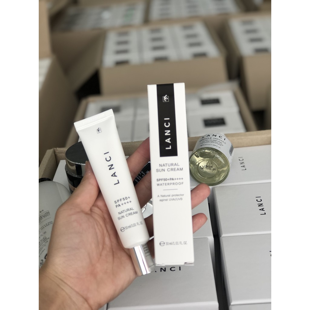 Kem Chống Nắng Lanci Natural Sun Cream SPF50+ PA++++ Hàn Quốc Mit Beauty