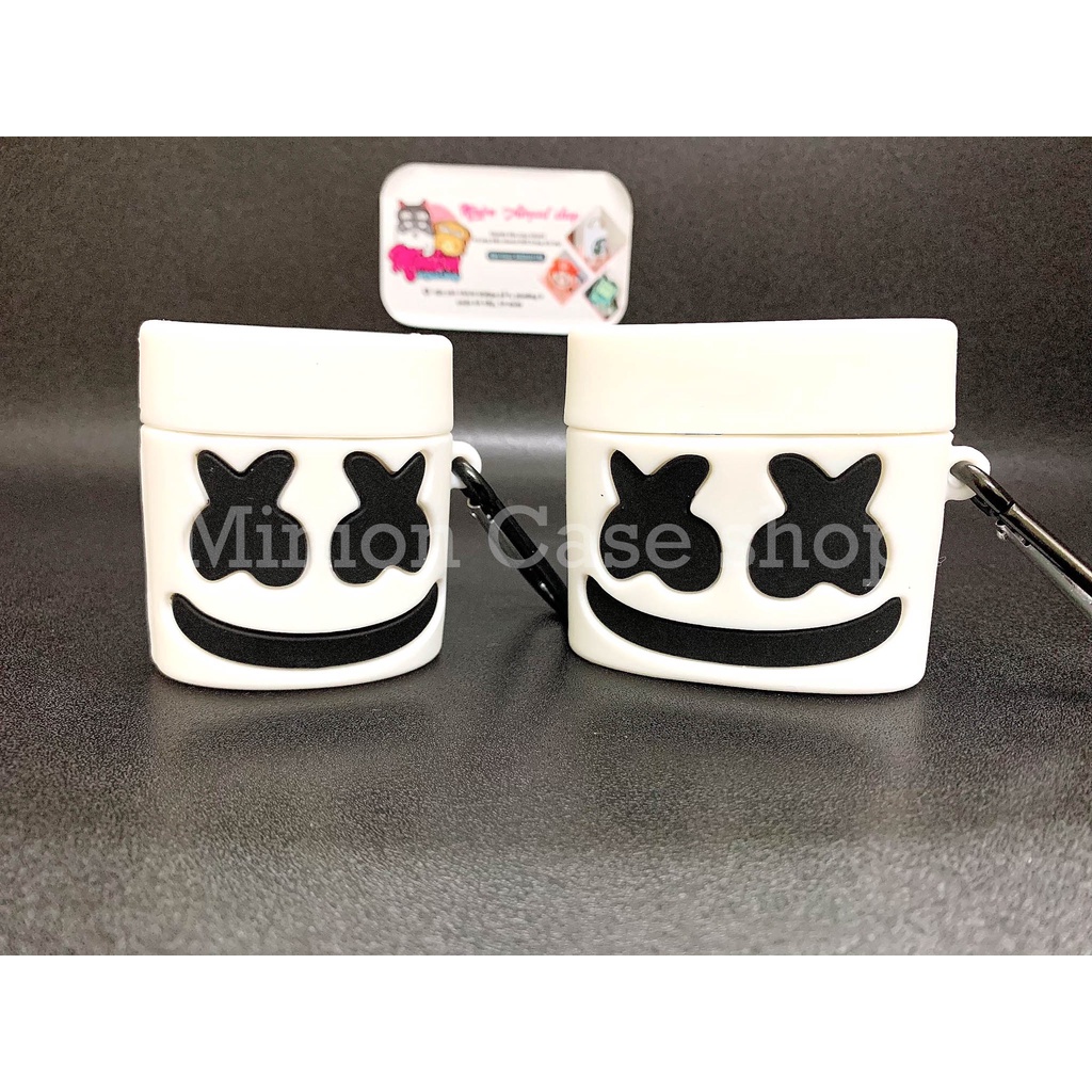 [Hàng loại 1] Ốp case Airpods 1/2, Airpods Pro DJ Marshmello silicon dẻo cao cấp