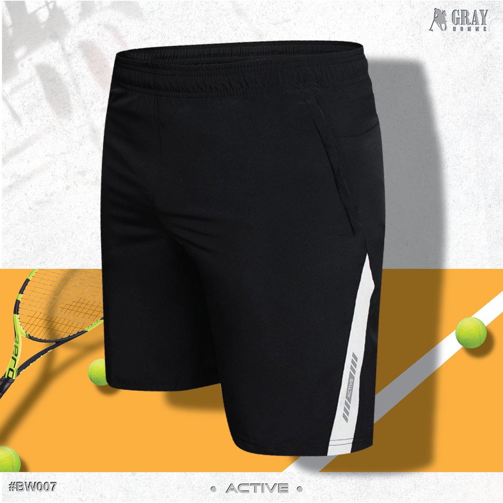 Quần Short Gió Thể Thao Nam Trẻ Trung Hè 2021 GrayHomme BW007 | BigBuy360 - bigbuy360.vn