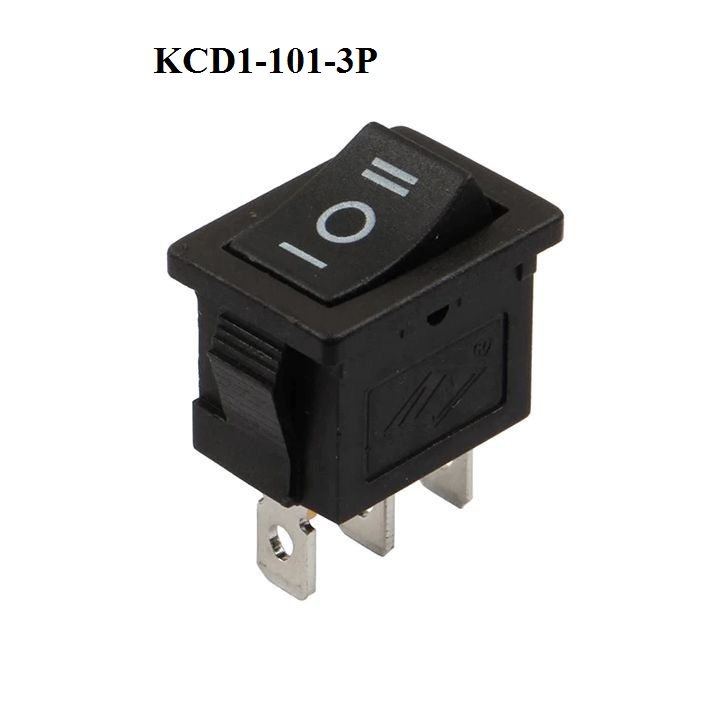 Công Tắc Bập Bênh 10A 250V - Công Tắc KCD1-11-2P - KCD1-101-3P