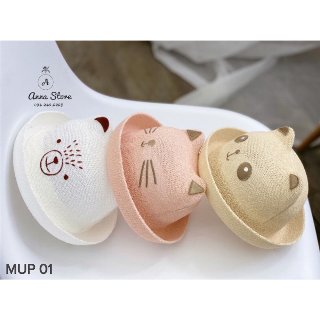 MUP 01 : Mũ cói cute cho bé 9 tháng đến 2 tuổi