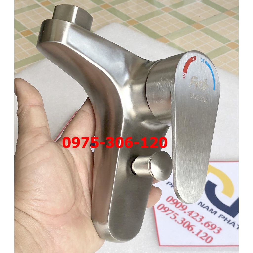 [HÀNG A1 có vòng xanh đỏ] Củ Sen Tắm NÓNG LẠNH 100% INOX 304 KHÔNG TAY SEN,KHÔNG DÂY KHÔNG CÀI N2002 Fotar