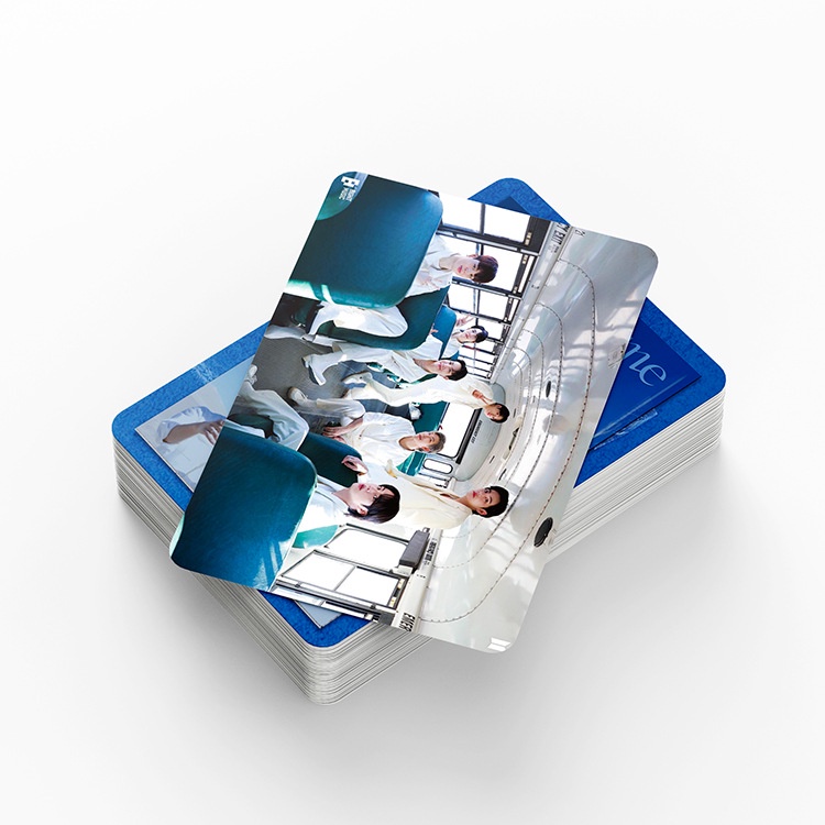 &lt;lomo card&gt;BTS Album Yet to come official same style lomo card 55 collectible postcards