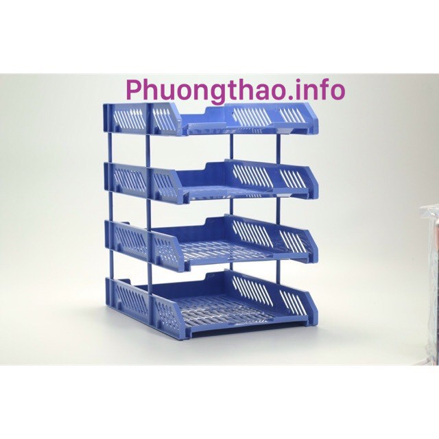 Khay Đựng Tài Liệu, Đựng Hồ Sơ Cao Cấp Bằng Nhựa - 3 Tầng, 4 Tầng ( Giá Sỉ )