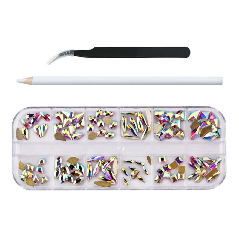 1 Set Phụ Kiện Trang Trí Móng Tay / Kính / Móng Tay / Bút Chấm Bi Tiện Dụng