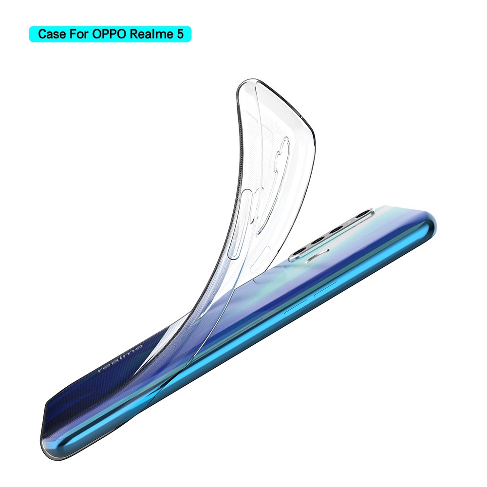 Oppo Reno 2 3 Z 2Z 2F 10x Zoom Ace A91 A92S A8 A5 A9 2020 Realme 3 5 X Lite XT X2 Pro Clear Case TPU Casing Cover