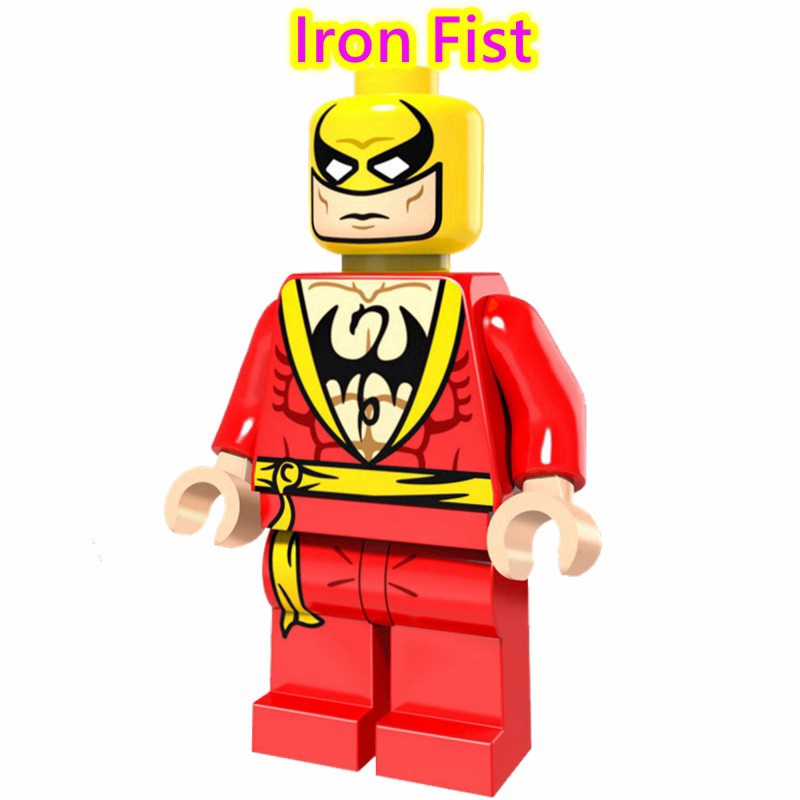 Đồ chơi Lego mini hình Spiderman Daredevil Iron fist cool ngầu