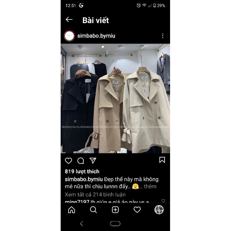 Áo Khoác của Simbabo.bymiu