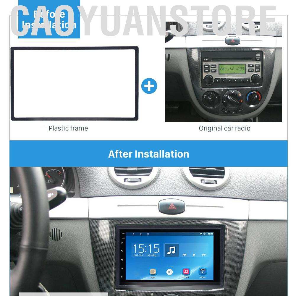 Khung Viền Máy Phát Dvd Radio Màn Hình 7in 2din Cho Xe Hơi Honda Fit 2007-2013