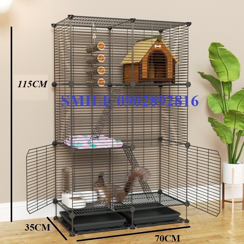 [TẶNG KHAY VỆ SINH] COMBO CHUỒNG, LỒNG LƯỚI THÉP LẮP GHÉP DÀNH CHO CHÓ MÈO THÚ CƯNG ĐA NĂNG