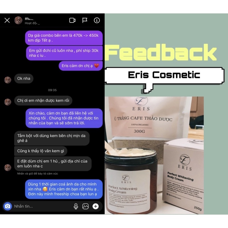 ( COMBO 450k ) BODY CREAM + Ủ TRẮNG CÀ PHÊ THẢO DƯỢC. | BigBuy360 - bigbuy360.vn