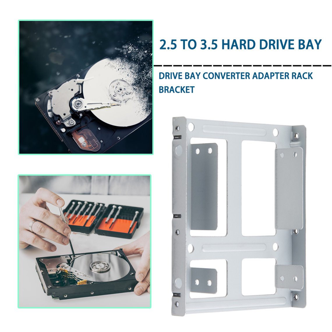 Khay Đựng Chuyển Ổ Cứng Ssd Hdd Sang 3.5 Inch / 2 Inch