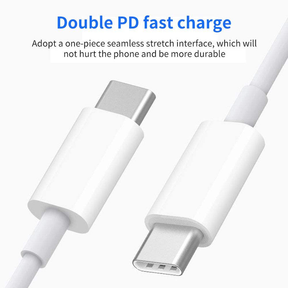 Cáp sạc nhanh USB Type C sang Type C 60W dài 0.3m/1m/2m cho điện thoại