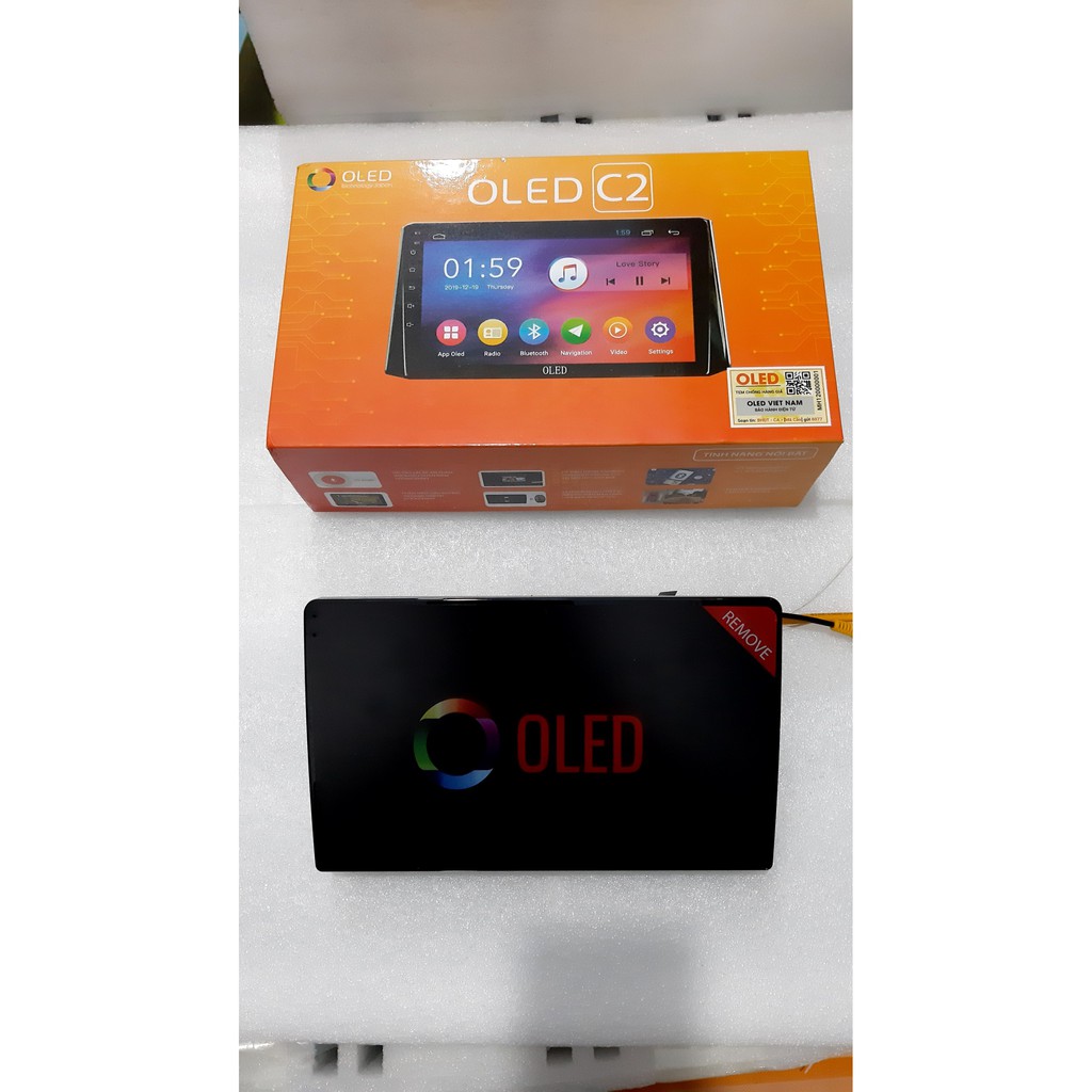 Màn Hình Android OLED C2 New (2021) Hàng Chính Hãng Bảo Hành 18 Tháng - Màn Hình DVD Ô Tô 9&quot; 10&quot; Kèm Mặt Dưỡng Giắc Zin