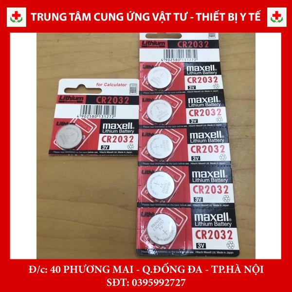 Pin CR2032 dùng cho máy đo đường huyết, cân điện tử