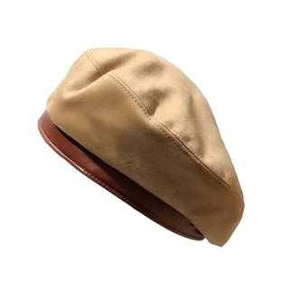Mũ Beret Da Lộn Thời Trang Nữ Tính