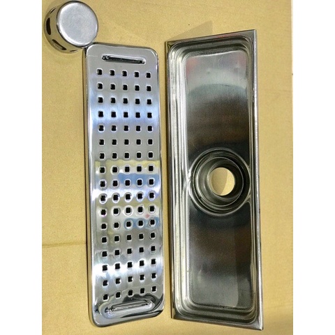 Thoát sàn chống hôi phòng tắm mặt caro- hàng cao cấp inox 304