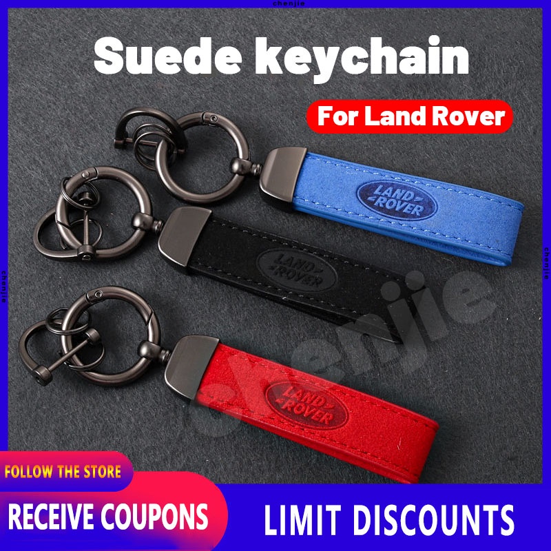 Chất Lượng Cao Da Lộn Cho Land Rover Móc Khóa Da Ô Tô Xe Máy Thời Trang Nam Nữ Sáng Tạo Hợp Kim Kim 