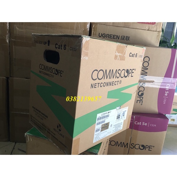 Cáp mạng cat6 24AWG CS30 commscope hàng công ty