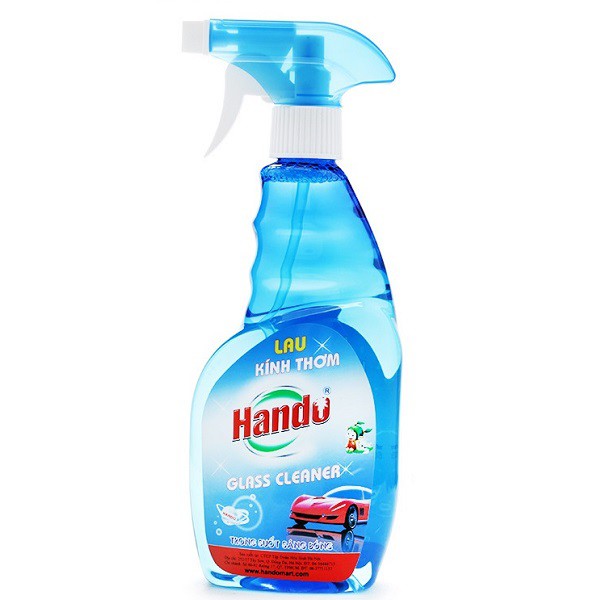 Nước lau kính siêu sạch an toàn Hando 600ml Hương Hoa