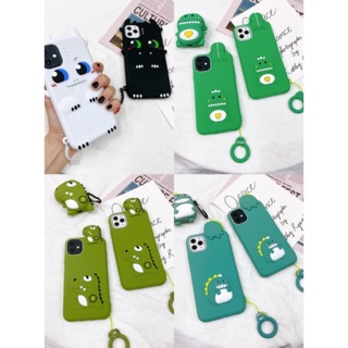 🦖 tặng kèm móc khủng long 🦖 ốp cao su khủng long hàng loại dày dặn đủ mã iphone