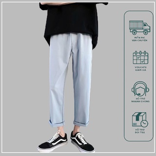 Quần dài ống rộng phong cách Hàn Quốc hợp thời trang cho nam