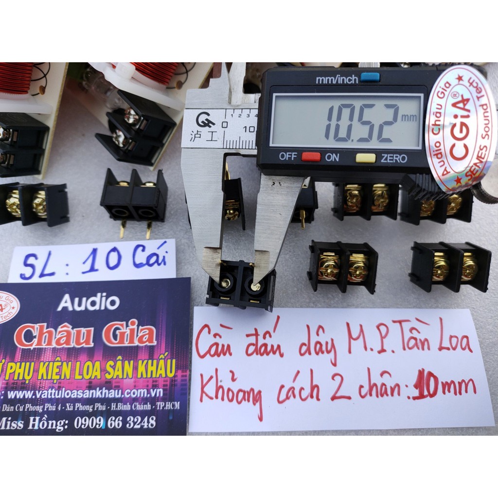 Cầu đấu dây mạch phân tần 10 cái - Audio Châu Gia