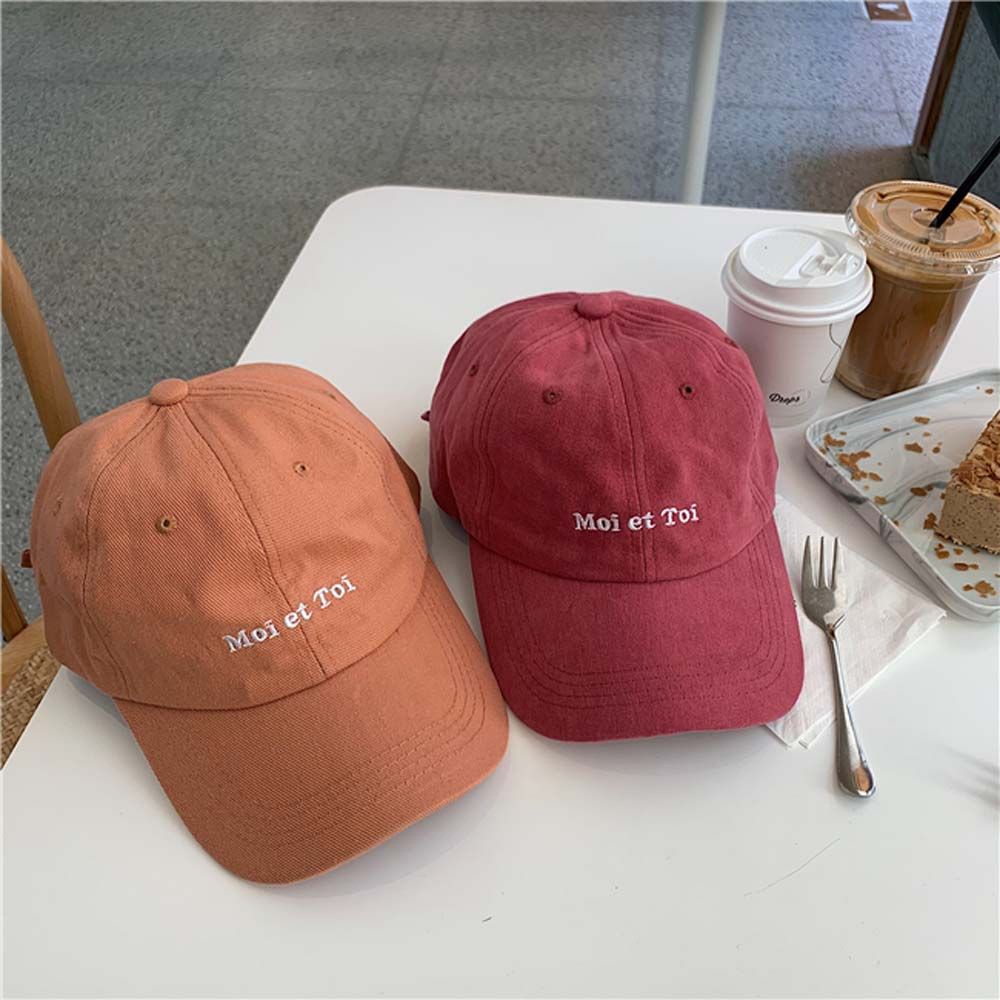 Mũ lưỡi trai thêu họa tiết chữ phong cách Hip Hop sành điệu trẻ trung cho nam nữ