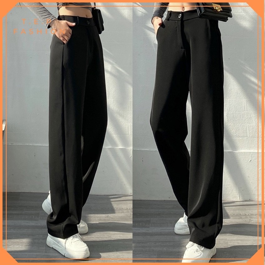 Quần Ống Rộng Nữ Lưng Cao Cạp Chun Dài Quần 92cm TEP VENUS QRT922 | BigBuy360 - bigbuy360.vn