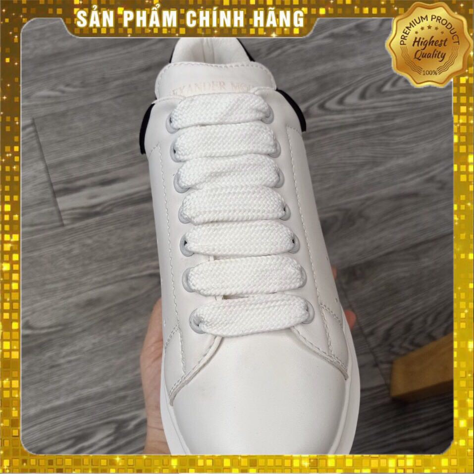 Giày thể thao MCQ gót nhung đen dây vải | BigBuy360 - bigbuy360.vn