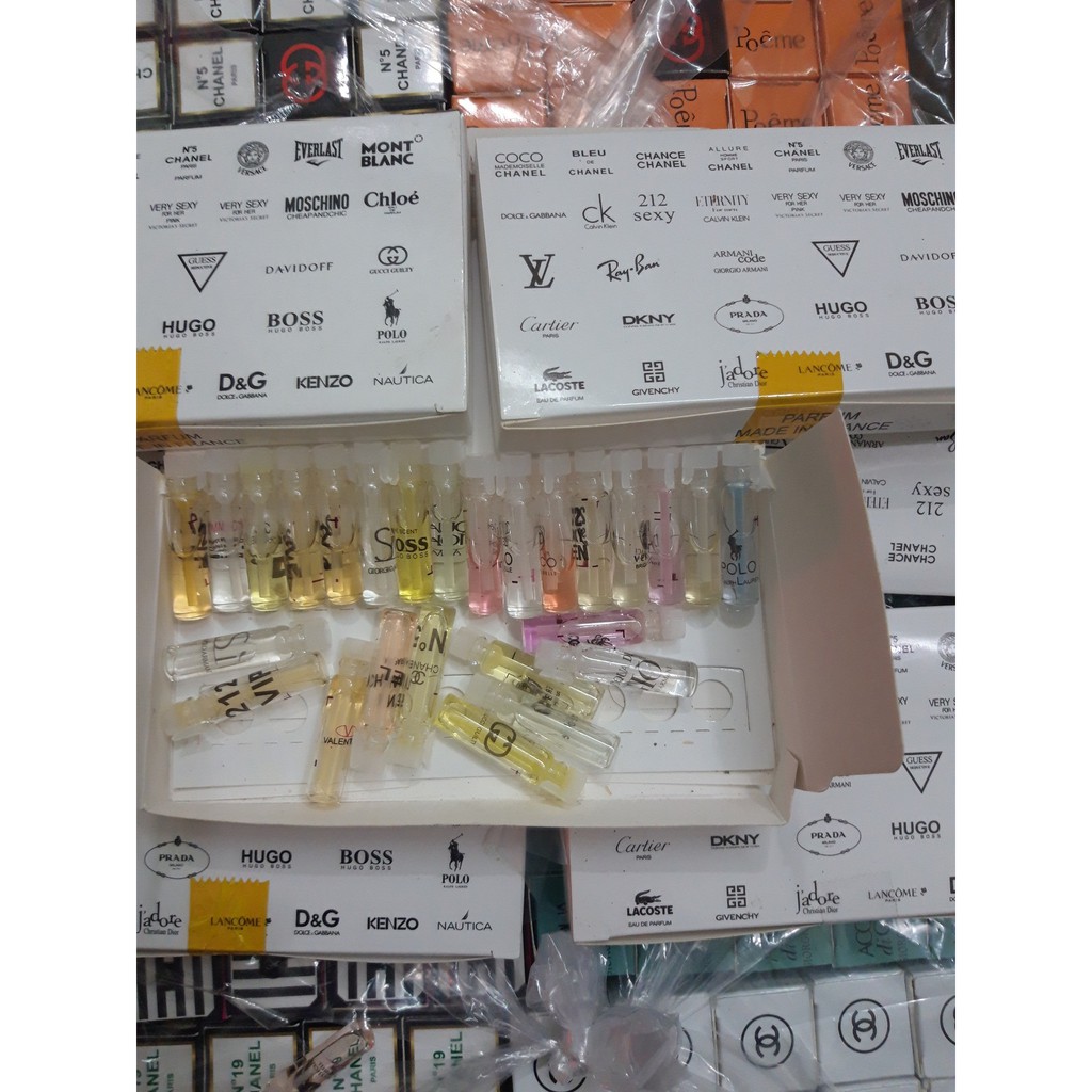 mua Bộ 20 chai mini tang 10 chai mini Nước hoa Dùng Thử 20 Mùi Rất Thơm | BigBuy360 - bigbuy360.vn