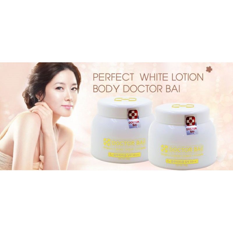 Kem dưỡng trắng da toàn thân Doctor Bai PERFECT BODY WHITE LOTION Hàn Quốc