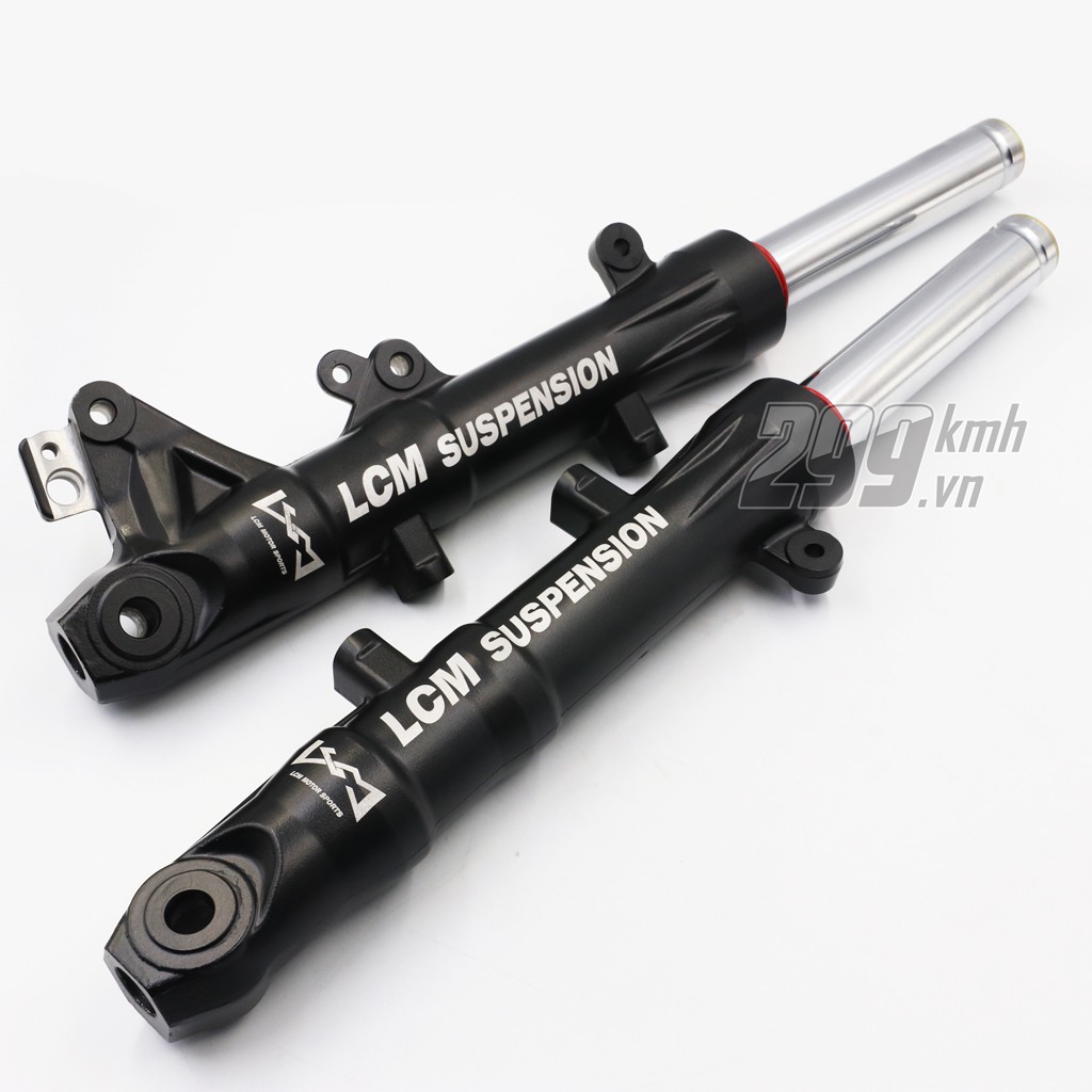 Bộ phuộc trước LCM Racing thay thế như zin dành cho xe Honda Winner X - Ti trắng