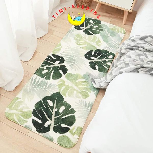 Thảm phòng ngủ – Thảm chân giường hình thú, họa tiết đáng yêu kích thước 50x120cm – Timibedding