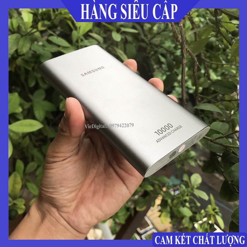 [Sạc Samsung] Sạc Dự Phòng, Pin Sạc Dự Phòng Samsung 10000mAh, Sử Dụng Tiện Lợi Đầu Ra 2 Cổng Sạc USB, Bảo Hành 12 Tháng