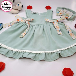 Váy bé gái ☘️ đầm sát nách Iris Shopp