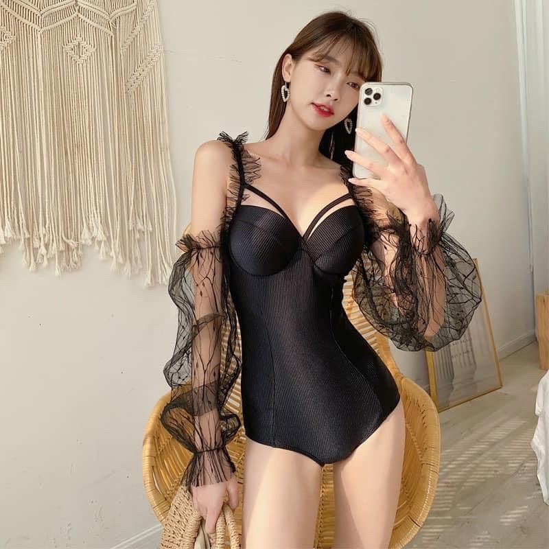áo bơi tay ren